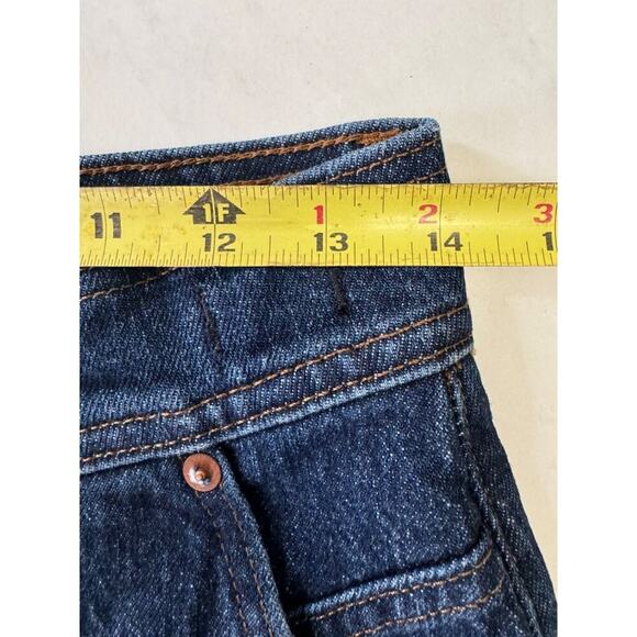 Madewell The Perfect Vintage Casual Straight Jean Dark Wash 26 - Picture 6 of 8